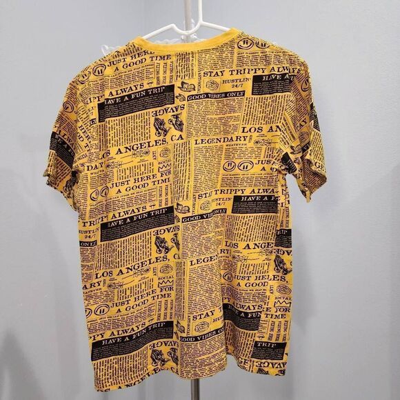 Eighty Eight women's yellow with black writing shirt size Large - Picture 3 of 11